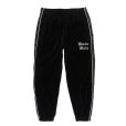 画像1: WACKO MARIA/VELVET TRACK PANTS（BLACK）［ベルベットトラックパンツ-23秋冬］ (1)