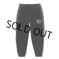 WACKO MARIA/VELVET TRACK PANTS（BLACK）［ベルベットトラックパンツ-23秋冬］