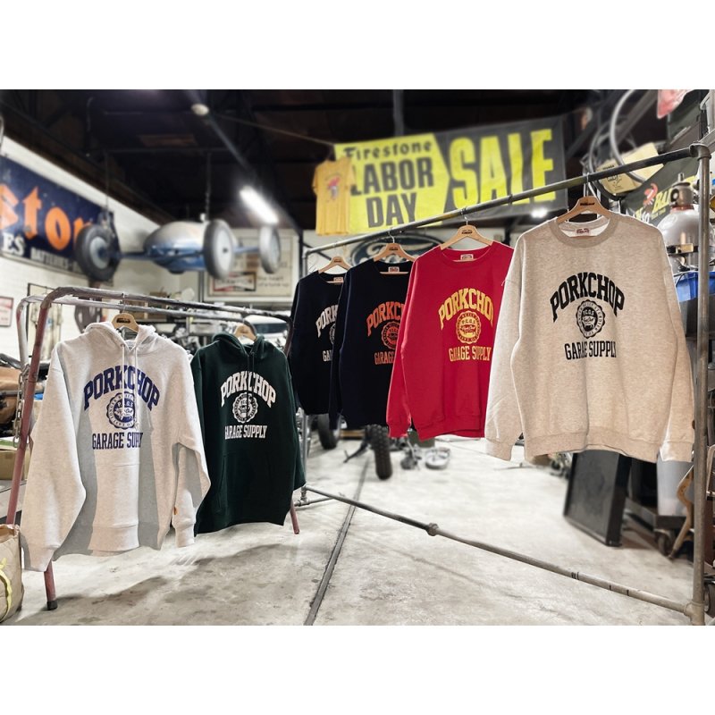 画像3: PORKCHOP/2nd COLLEGE SWEAT（GRAY）［クルーネックスウェット-23秋冬］