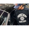 画像5: PORKCHOP/2nd COLLEGE SWEAT（BLACK）［クルーネックスウェット-23秋冬］