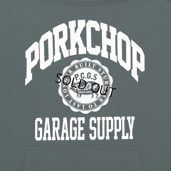 画像3: PORKCHOP/2nd COLLEGE HOODIE（FOREST）［プルオーバーパーカー-23秋冬］