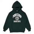 画像1: PORKCHOP/2nd COLLEGE HOODIE（FOREST）［プルオーバーパーカー-23秋冬］ (1)