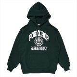 PORKCHOP/2nd COLLEGE HOODIE（FOREST）［プルオーバーパーカー-23秋冬］