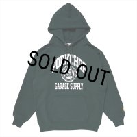 PORKCHOP/2nd COLLEGE HOODIE（FOREST）［プルオーバーパーカー-23秋冬］