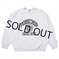 PORKCHOP/2nd COLLEGE SWEAT（GRAY）［クルーネックスウェット-23秋冬］