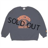 PORKCHOP/2nd COLLEGE SWEAT（NAVY）［クルーネックスウェット-23秋冬］