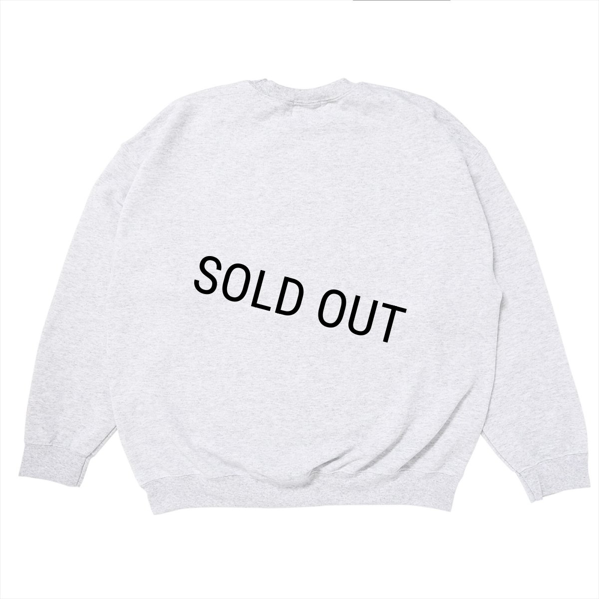 画像2: PORKCHOP/2nd COLLEGE SWEAT（GRAY）［クルーネックスウェット-23秋冬］ (2)