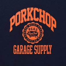 画像3: PORKCHOP/2nd COLLEGE SWEAT（NAVY）［クルーネックスウェット-23秋冬］ (3)
