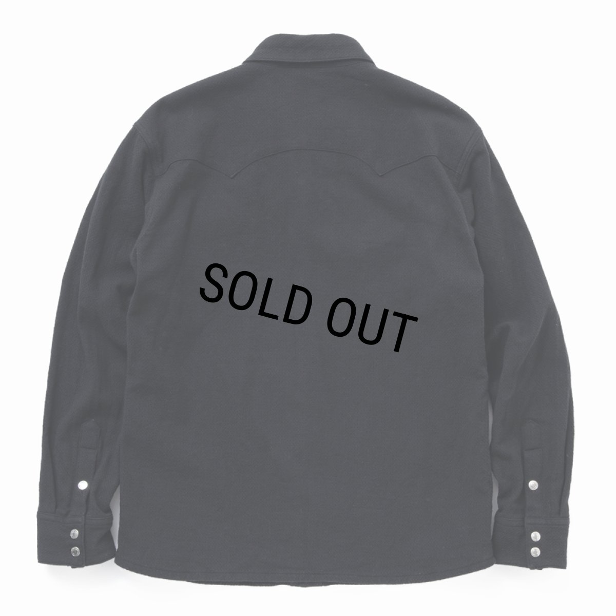 画像2: RATS/AMUNDSEN SHIRT（BLACK）［アムンゼンシャツ-23秋冬］ (2)