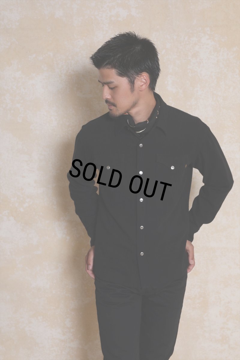 画像7: RATS/AMUNDSEN SHIRT（BLACK）［アムンゼンシャツ-23秋冬］ (7)