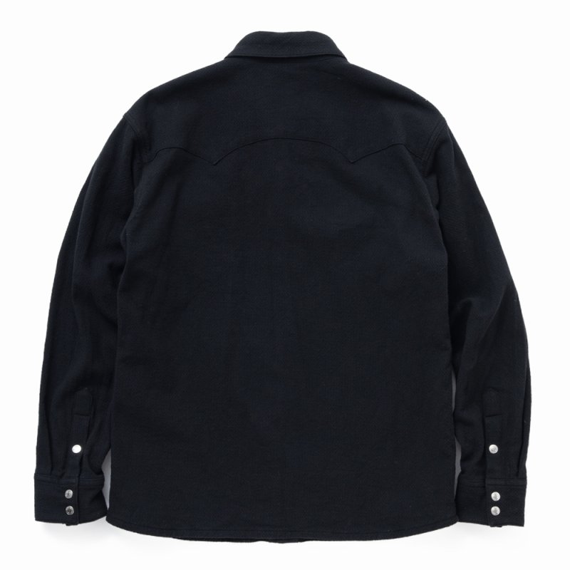 画像2: RATS/AMUNDSEN SHIRT（BLACK）［アムンゼンシャツ-23秋冬］