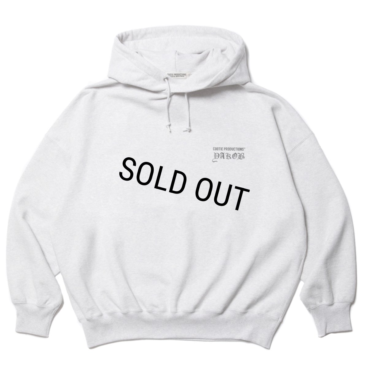 画像2: COOTIE PRODUCTIONS/Open End Yarn Sweat Hoodie（JESUS）（Oatmeal）［スウェットフーディー-23秋冬］ (2)