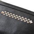 画像3: CALEE/STUDS LEATHER BODY BAG（BLACK）［スタッズレザーボディーバッグ-23秋冬］