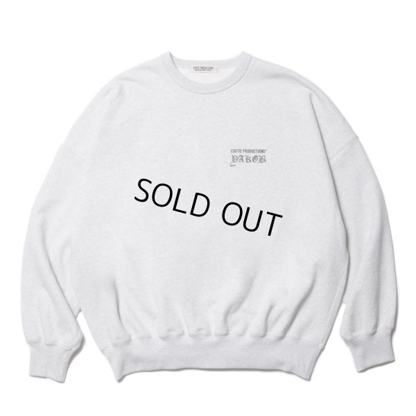 画像2: COOTIE PRODUCTIONS/Open End Yarn Sweat Crew（JESUS）（Oatmeal）［スウェットクルー-23秋冬］