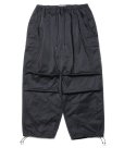 画像1: COOTIE PRODUCTIONS/Memory Polyester Twill Error Fit Cargo Easy Pants（Black）［エラーフィットカーゴイージーパンツ-23秋冬］ (1)