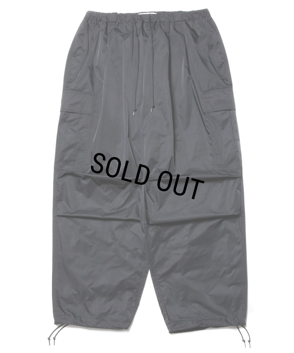 画像1: COOTIE PRODUCTIONS/Memory Polyester Twill Error Fit Cargo Easy Pants（Black）［エラーフィットカーゴイージーパンツ-23秋冬］ (1)