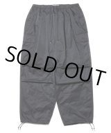 COOTIE PRODUCTIONS/Memory Polyester Twill Error Fit Cargo Easy Pants（Black）［エラーフィットカーゴイージーパンツ-23秋冬］