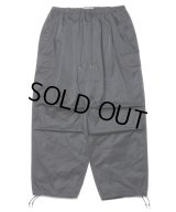 COOTIE PRODUCTIONS/Memory Polyester Twill Error Fit Cargo Easy Pants（Black）［エラーフィットカーゴイージーパンツ-23秋冬］