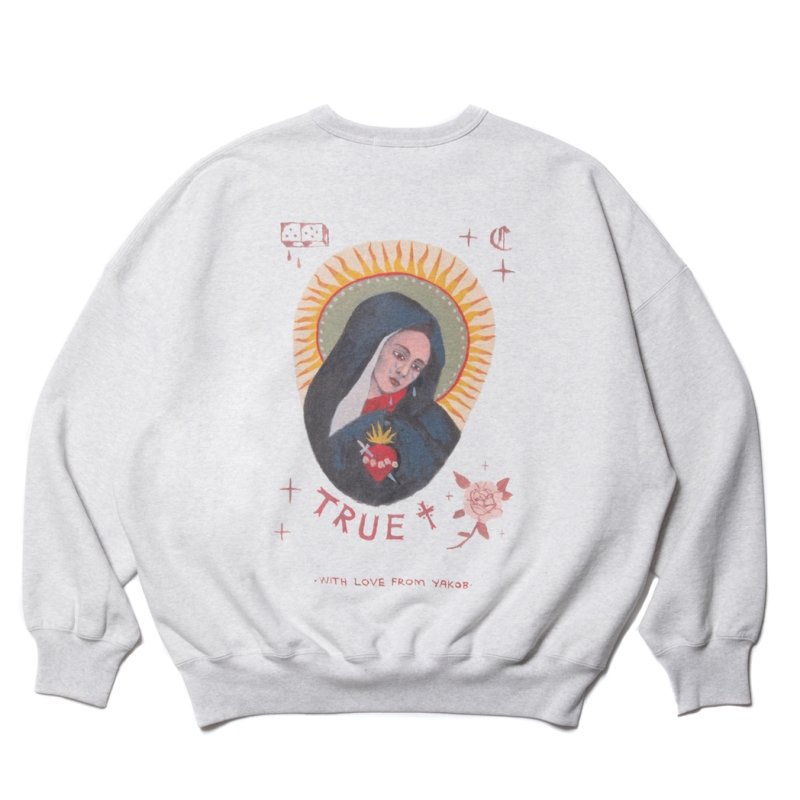 画像2: COOTIE PRODUCTIONS/Open End Yarn Sweat Crew（MARY）（Oatmeal）［スウェットクルー-23秋冬］