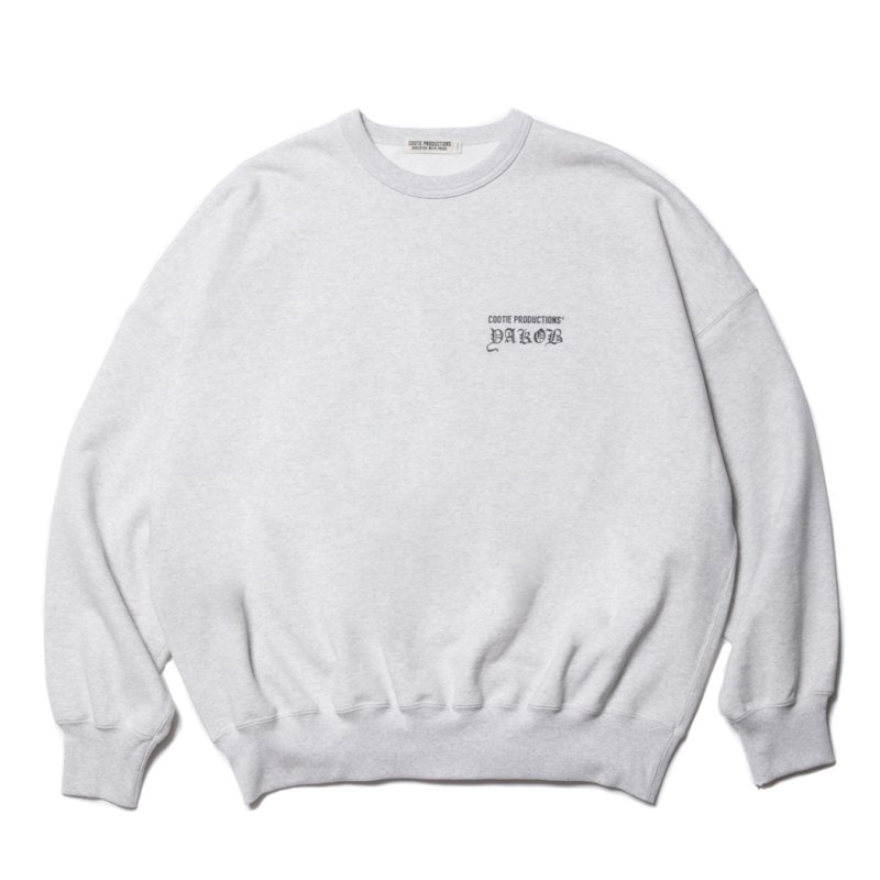 画像1: COOTIE PRODUCTIONS/Open End Yarn Sweat Crew（JESUS）（Oatmeal）［スウェットクルー-23秋冬］