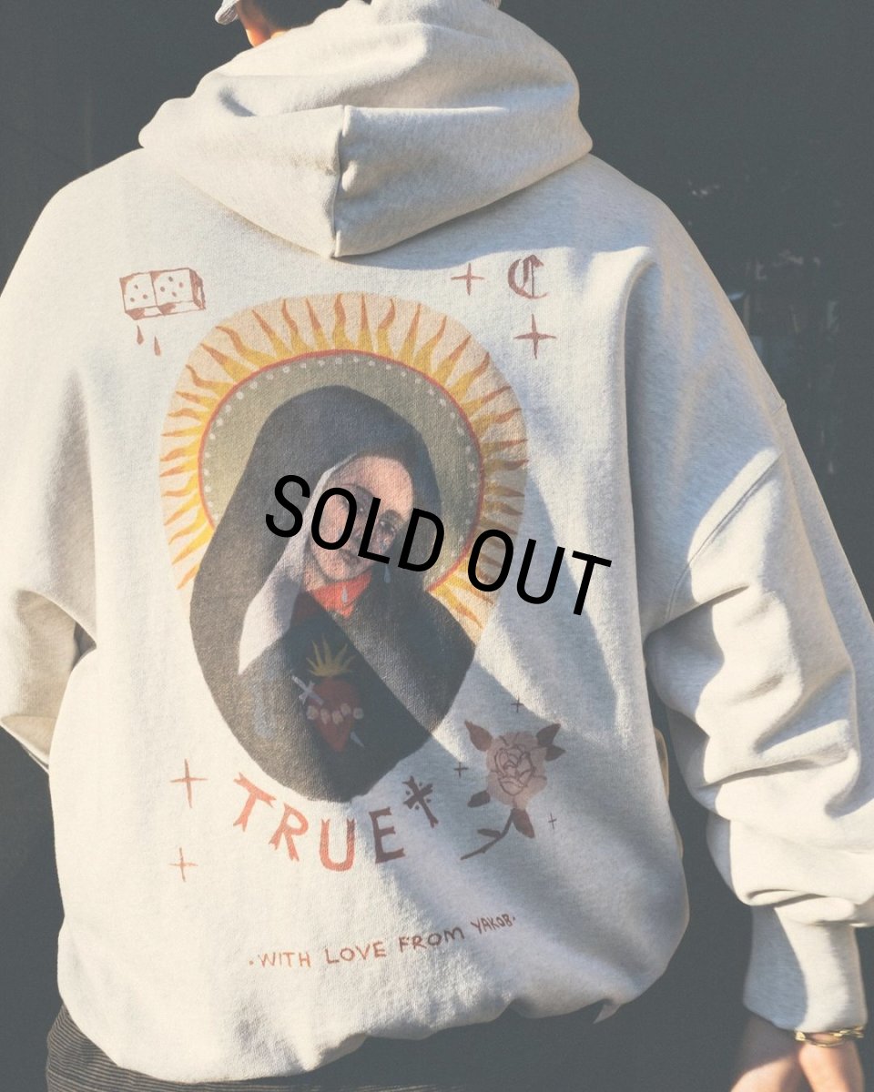 画像5: COOTIE PRODUCTIONS/Open End Yarn Sweat Hoodie（MARY）（Oatmeal）［スウェットフーディー-23秋冬］ (5)