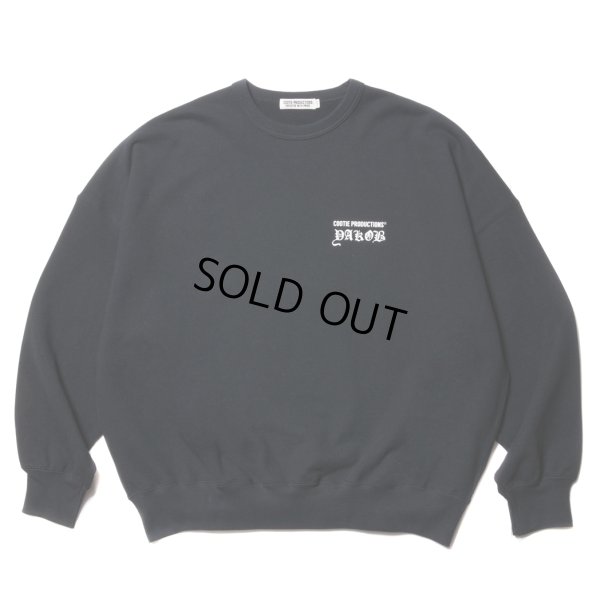 画像2: COOTIE PRODUCTIONS/Open End Yarn Sweat Crew（MARY）（Black）［スウェットクルー-23秋冬］