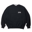 画像2: COOTIE PRODUCTIONS/Open End Yarn Sweat Crew（JESUS）（Black）［スウェットクルー-23秋冬］ (2)