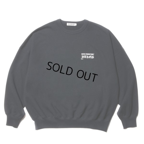 画像2: COOTIE PRODUCTIONS/Open End Yarn Sweat Crew（JESUS）（Black）［スウェットクルー-23秋冬］