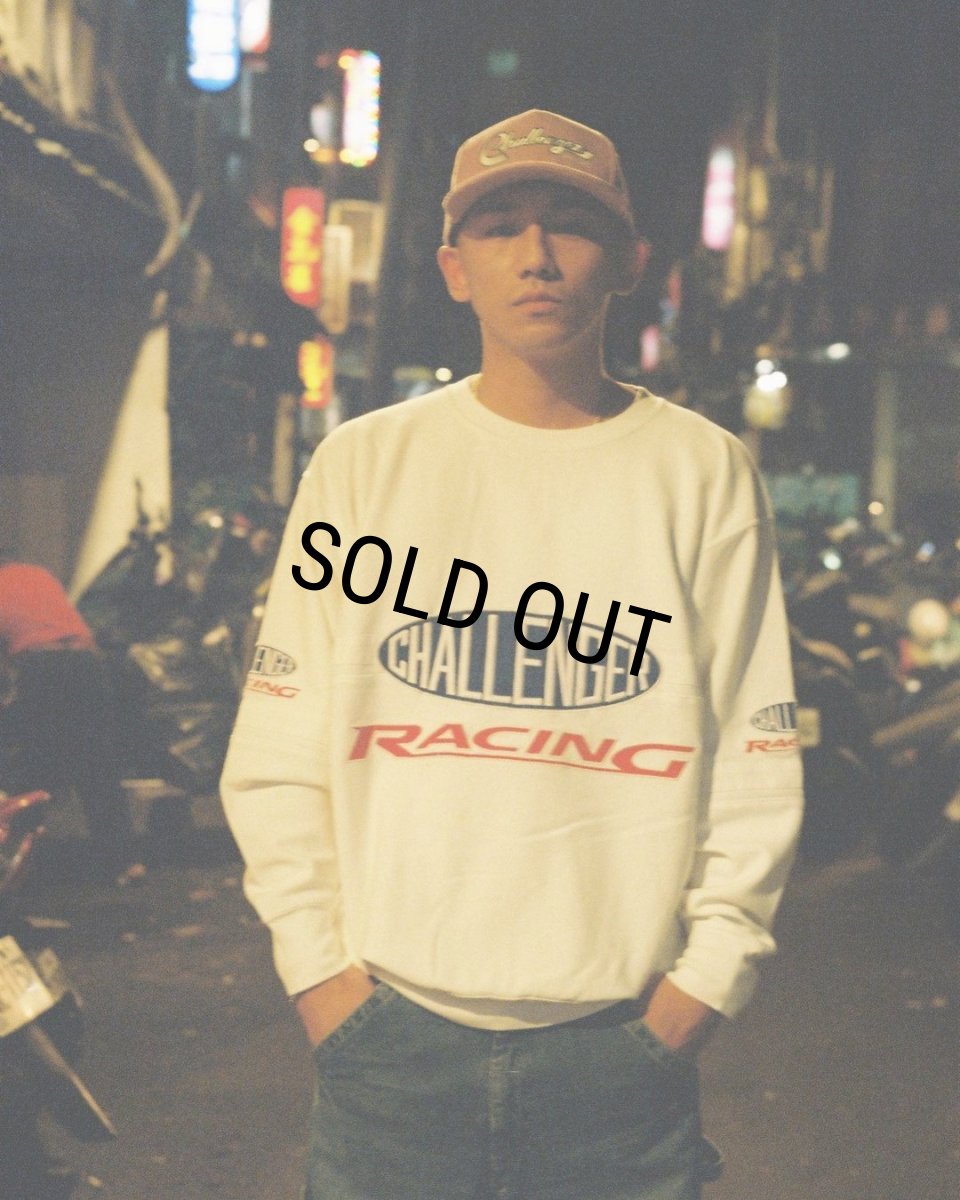 画像6: CHALLENGER/CMC RACING SWEAT（BLUE/BLACK）［クルーネックスウェット-23秋冬］ (6)