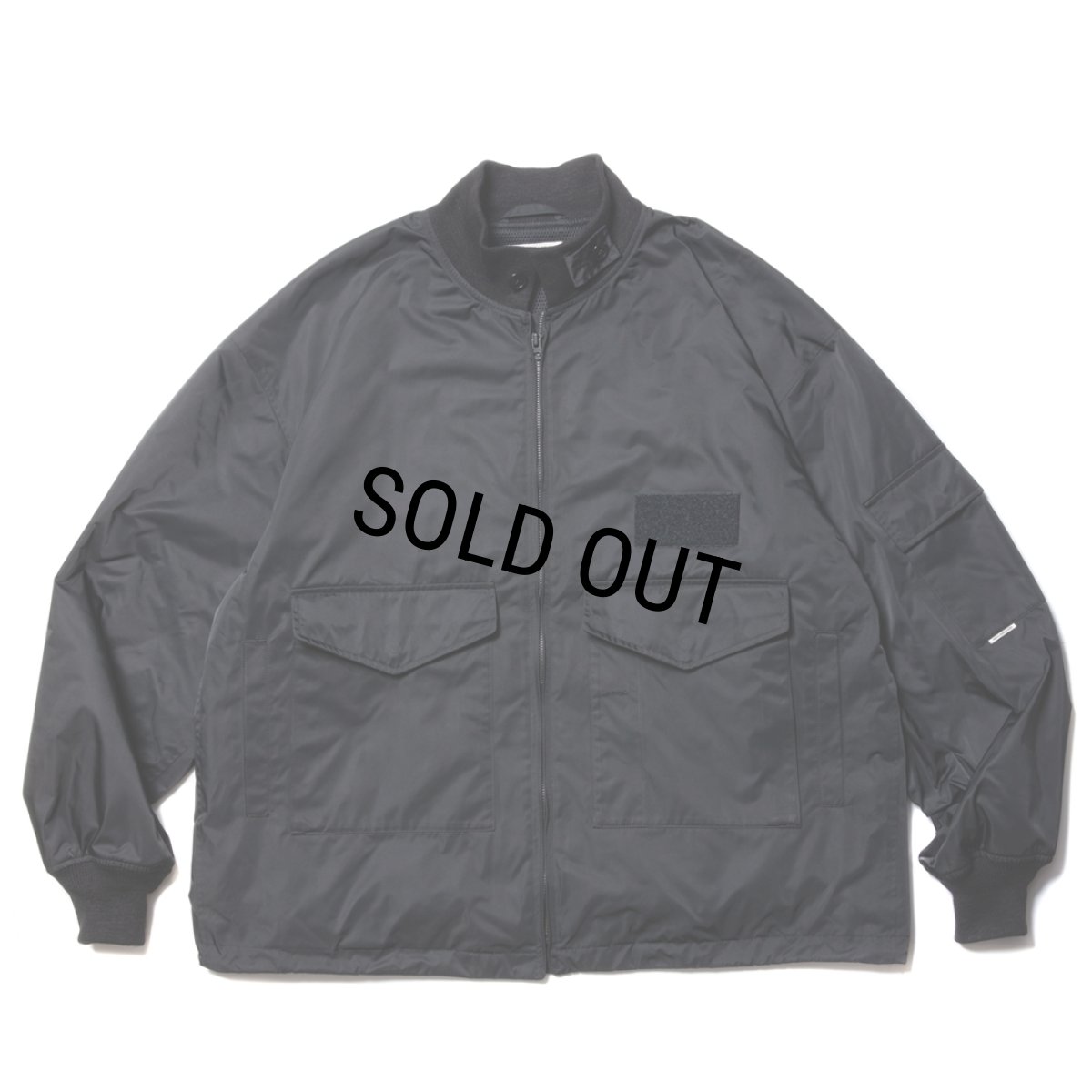 画像1: COOTIE PRODUCTIONS/Memory Polyester Twill WEP Jacket（Black）［WEPジャケット-23秋冬］ (1)