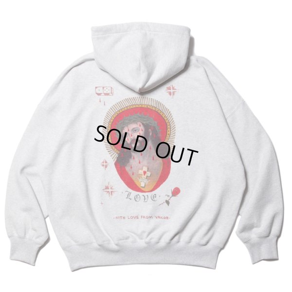 画像1: COOTIE PRODUCTIONS/Open End Yarn Sweat Hoodie（JESUS）（Oatmeal）［スウェットフーディー-23秋冬］