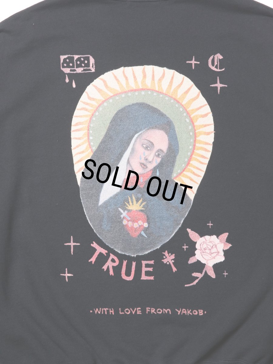 画像4: COOTIE PRODUCTIONS/Open End Yarn Sweat Crew（MARY）（Black）［スウェットクルー-23秋冬］ (4)