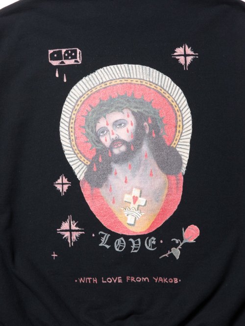 他の写真3: COOTIE PRODUCTIONS/Open End Yarn Sweat Crew（JESUS）（Black）［スウェットクルー-23秋冬］