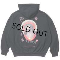 COOTIE PRODUCTIONS/Open End Yarn Sweat Hoodie（JESUS）（Black）［スウェットフーディー-23秋冬］