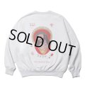COOTIE PRODUCTIONS/Open End Yarn Sweat Crew（JESUS）（Oatmeal）［スウェットクルー-23秋冬］