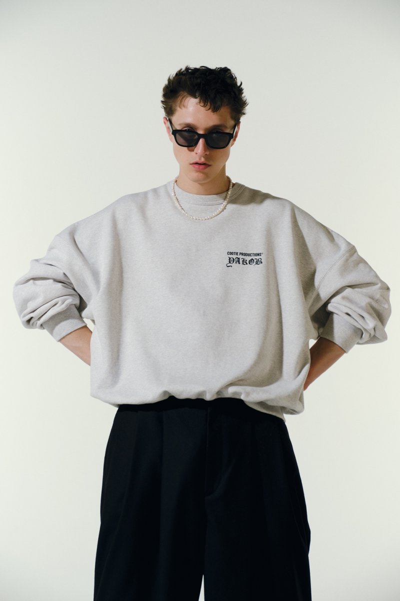 画像3: COOTIE PRODUCTIONS/Open End Yarn Sweat Crew（MARY）（Oatmeal）［スウェットクルー-23秋冬］