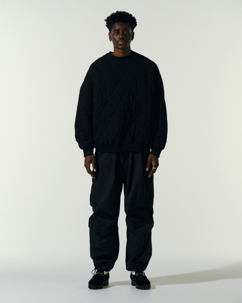 画像3: COOTIE PRODUCTIONS/Memory Polyester Twill Error Fit Cargo Easy Pants（Black）［エラーフィットカーゴイージーパンツ-23秋冬］