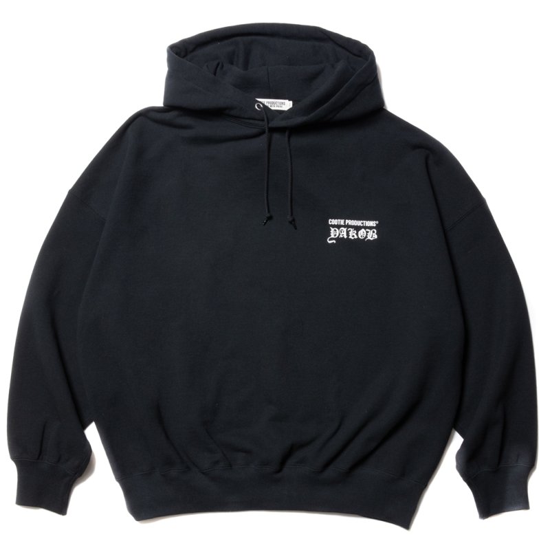 画像1: COOTIE PRODUCTIONS/Open End Yarn Sweat Hoodie（JESUS）（Black）［スウェットフーディー-23秋冬］