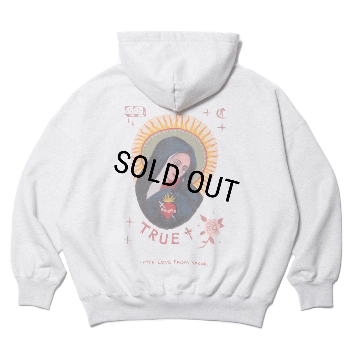 画像1: COOTIE PRODUCTIONS/Open End Yarn Sweat Hoodie（MARY）（Oatmeal）［スウェットフーディー-23秋冬］ (1)
