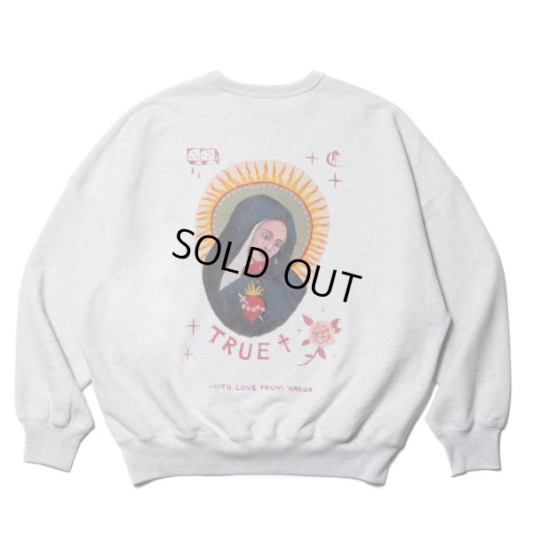 画像1: COOTIE PRODUCTIONS/Open End Yarn Sweat Crew（MARY）（Oatmeal）［スウェットクルー-23秋冬］