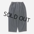 TIGHTBOOTH/WOOL BAGGY SLACKS（Black） 【20%OFF】［ウールバギースラックス-23秋冬］