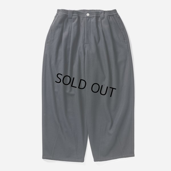 画像1: TIGHTBOOTH/WOOL BAGGY SLACKS（Black） 【20%OFF】［ウールバギースラックス-23秋冬］