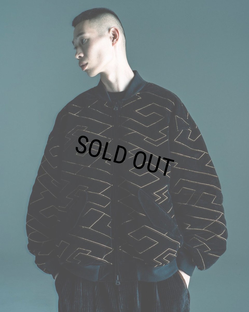 画像9: TIGHTBOOTH/T QUILT VELVETEEN JKT（Black） 【30%OFF】［キルトベルベッティーンJKT-23秋冬］ (9)