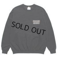 WACKO MARIA/世界平和プロジェクト / SWEAT SHIRT（BLACK）［クルーネックスウェット-23秋冬］