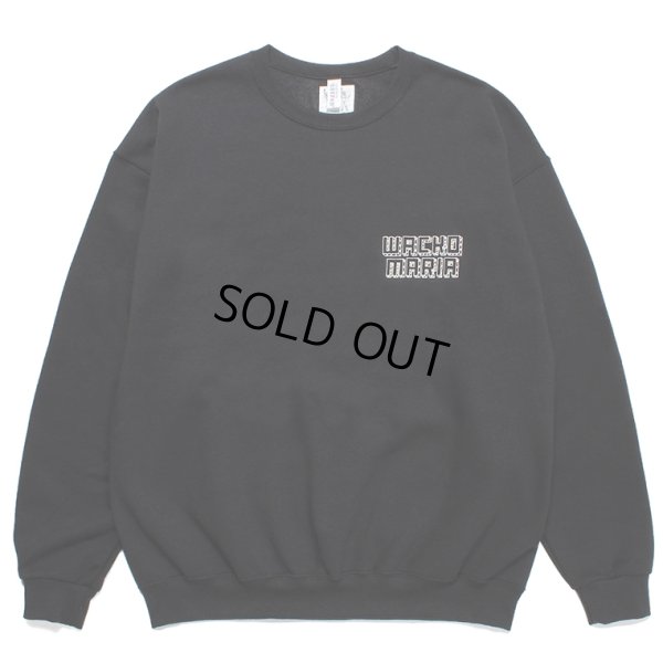 画像1: WACKO MARIA/世界平和プロジェクト / SWEAT SHIRT（BLACK）［クルーネックスウェット-23秋冬］