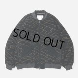 TIGHTBOOTH/T QUILT VELVETEEN JKT（Black） 【30%OFF】［キルトベルベッティーンJKT-23秋冬］