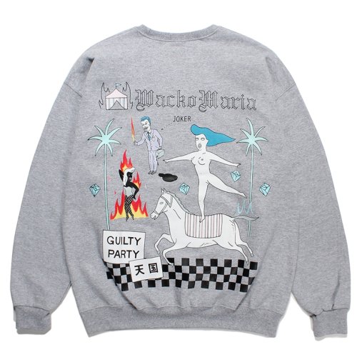 他の写真2: WACKO MARIA/世界平和プロジェクト / SWEAT SHIRT（GRAY）［クルーネックスウェット-23秋冬］