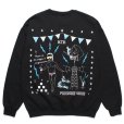 画像1: WACKO MARIA/世界平和プロジェクト / SWEAT SHIRT（BLACK）［クルーネックスウェット-23秋冬］ (1)