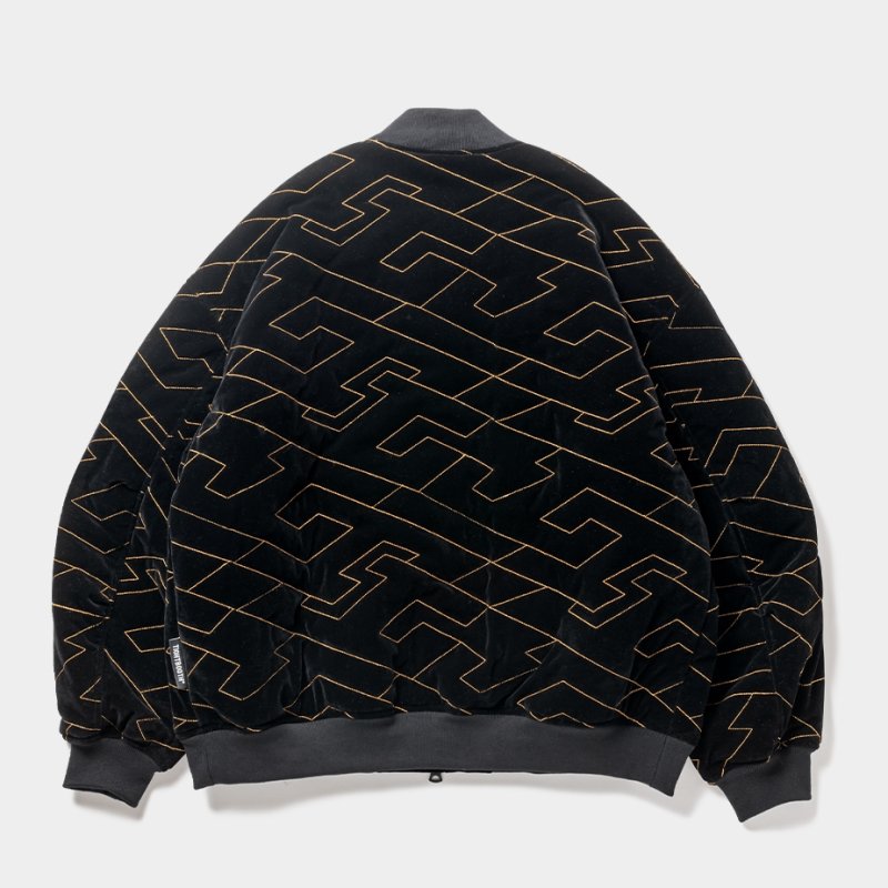 画像2: TIGHTBOOTH/T QUILT VELVETEEN JKT（Black） 【30%OFF】［キルトベルベッティーンJKT-23秋冬］