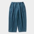 画像1: TIGHTBOOTH/WOOL BAGGY SLACKS（Dark Blue） 【20%OFF】［ウールバギースラックス-23秋冬］ (1)